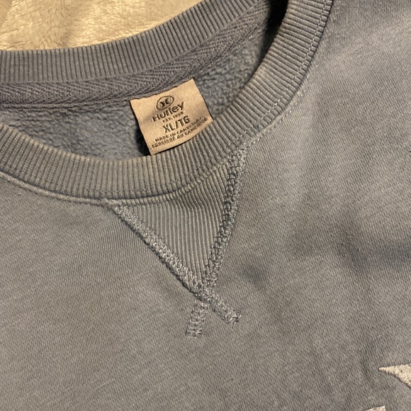 Hurley light blue men’s XL Sweatshirt - Picture 3 of 3